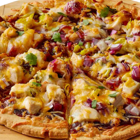 Chicken BBQ pizza